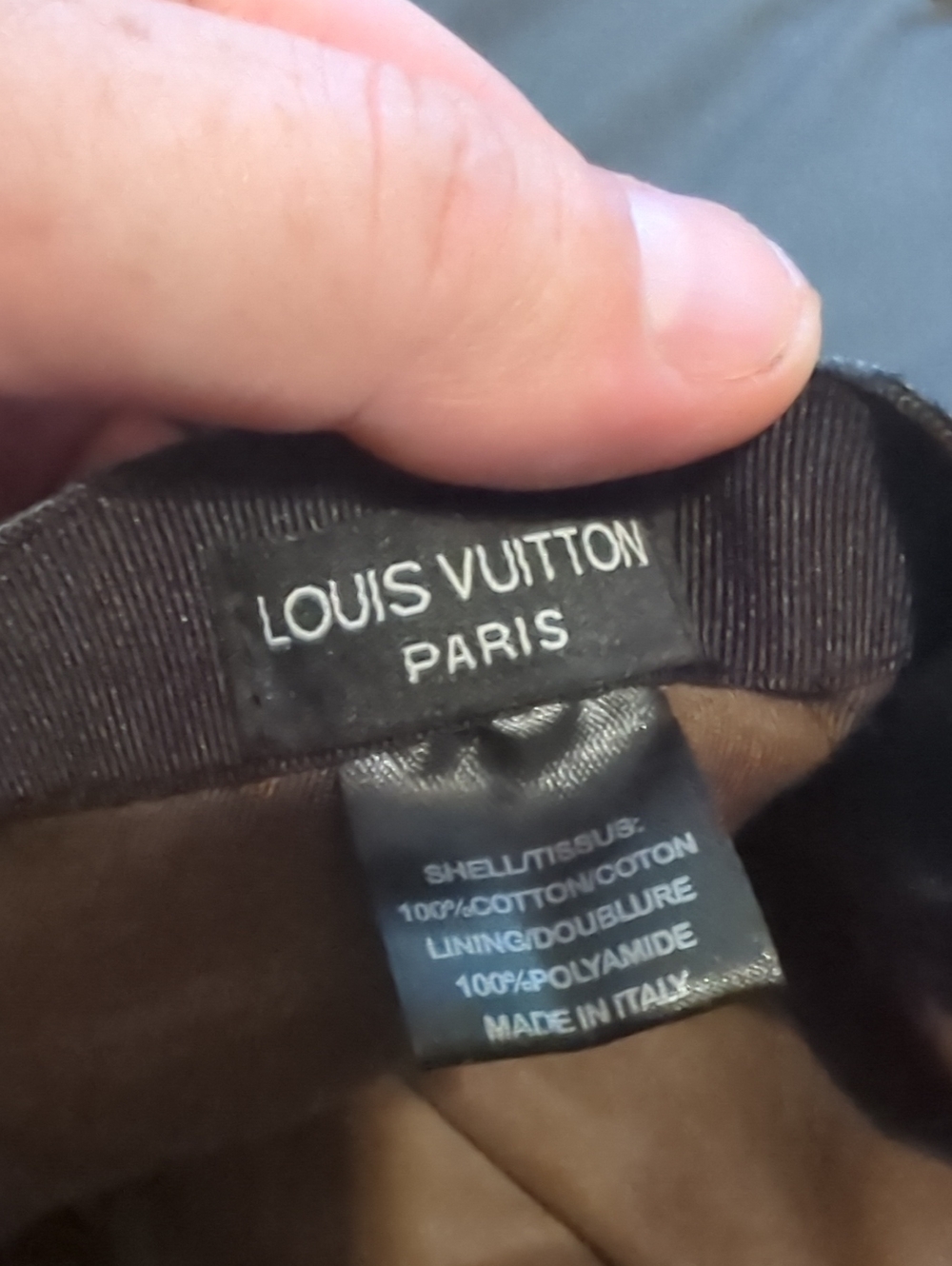 Louis Vuitton Black Monogram Baseball Cap Unisex Adjustable - Picture 6 of 7